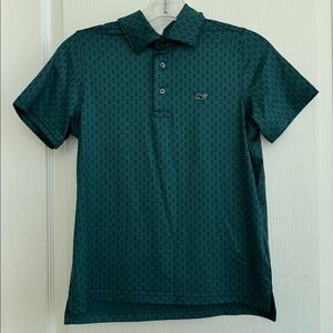 Boys' Performance Printed Sankaty Polo anchors  size S